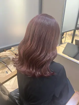 セミロング カラー 🫧髪質改善🫧 神田紗来のヘアスタイル