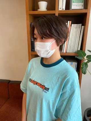 ショート カラー Paddle所属・似合わせレイヤー/ レイヤーパーマ/高倉のヘアスタイル