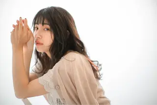 ロング 髪質改善ストレート、 カラー清野雄大のヘアスタイル