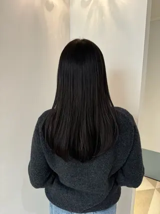 セミロング ホリグチ ルナのヘアスタイル