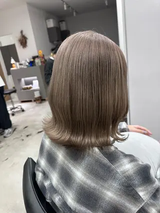 ミディアム GOAT_茅ヶ崎 キシ サクラのヘアスタイル