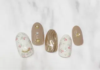 ネイル ネイルPetit Ribbonのネイルデザイン