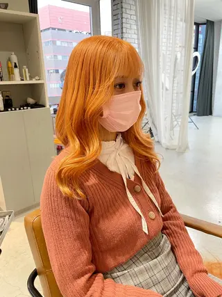 ロング 大阪韓国ヘア 🦋RINKAのヘアスタイル