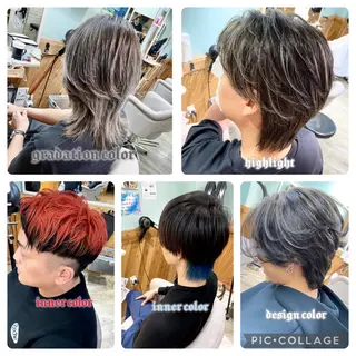 ショート カラー メンズ CORE(コア)新宿所属・CORE masaのヘアスタイル