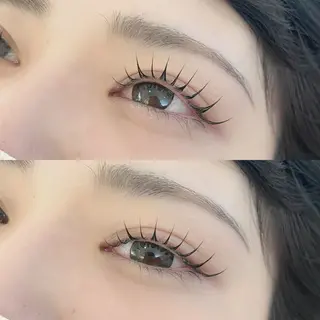 マツエク・マツパ suzuha🎀 unibrowのマツエク・マツパデザイン