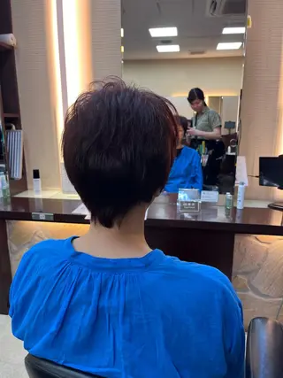 ショート 細田 舞乃のヘアスタイル