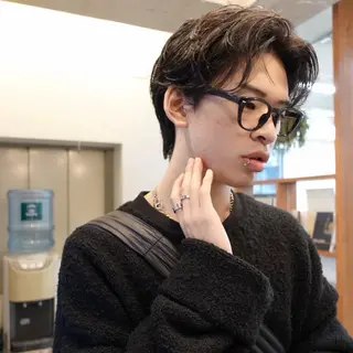 ショート ヘアアレンジ メンズ 🌐サトウ リョウ🌐のヘアスタイル