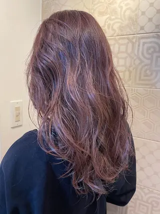 ミディアム カラー Tamagawa Sakiのヘアスタイル