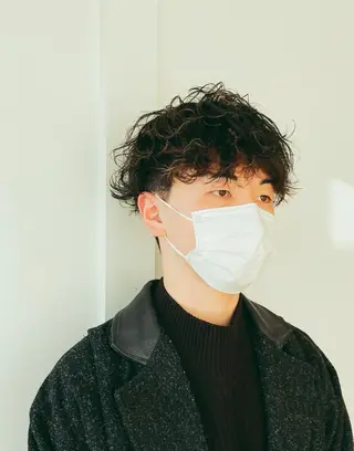 パーマ メンズ 吉田 浩太郎のヘアスタイル
