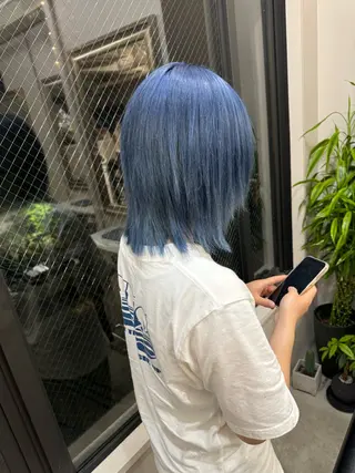 カラー レイヤー/ハイトーン ヒガシサヨのヘアスタイル