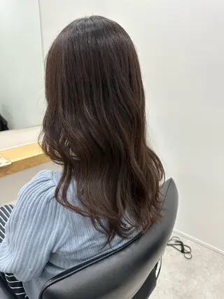 セミロング カラー ヘアセット/艶カラー 💐nao.のヘアスタイル