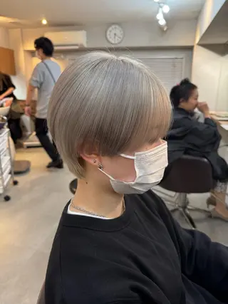 ショート トレンド透明感カラー ☘️大貫 昂涼🐹のヘアスタイル