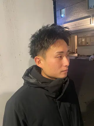 メンズ フリーランスシェアサロンルレイル所属・心斎橋/メンズ /ルレイル/地形真希のヘアスタイル