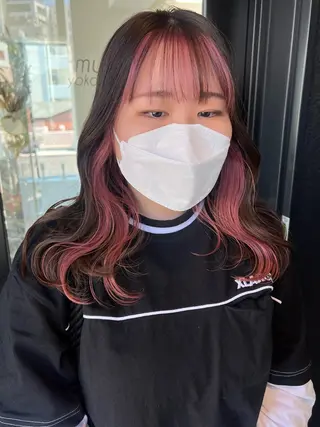 セミロング カラー ダブルカラー🩰 CHIHIRO👒のヘアスタイル