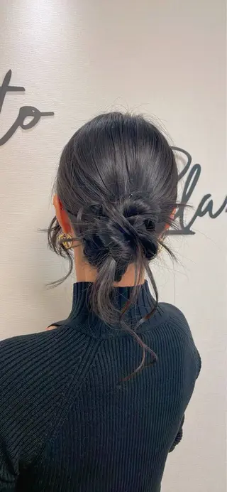 ロング 六本木0分ヘアセット ヘアメイクのヘアスタイル