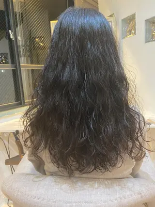 ロング カラー 宮本 玲那のヘアスタイル