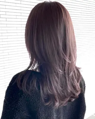 ミディアム カラー クドウレイ fifth渋谷のヘアスタイル