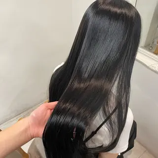 ロング カラー FERiCIA所属・ちはな‎🤍 ヘアセット／縮毛矯正のヘアスタイル