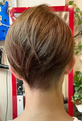 ショート カラー メンズ Engel Lippe所属・タカダ ユウキのヘアスタイル