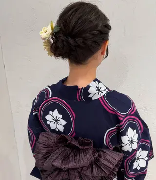 ヘアアレンジ 🦋Misaki🦋 メンズパーマ/着付けのヘアスタイル