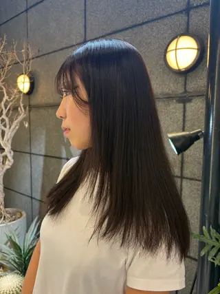 セミロング カラー 似合わせカラー🎱 renのヘアスタイル