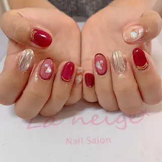 ネイル La neige* yuki 🥯🍑のネイルデザイン