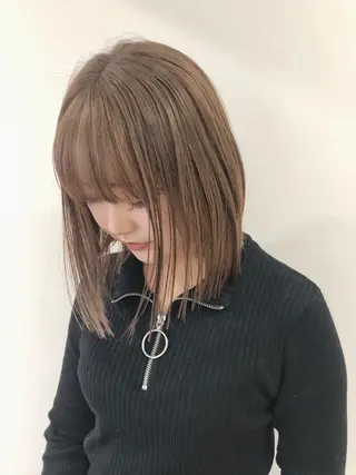 セミロング ボブ/レイヤー 🌟梅田盛一🌟のヘアスタイル