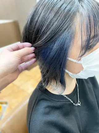 ショート カラー SOYON なんば店所属・水島 真彩のヘアスタイル