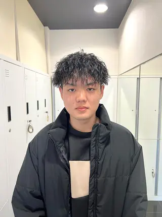 ショート パーマ メンズ 茅ヶ崎パーマ特化/ スパイラル/ハルキのヘアスタイル