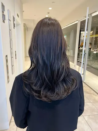 ロング カラー 名駅/大人韓国ヘア 艶カラー/Rihoのヘアスタイル