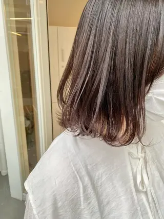 ミディアム カラー ハイトーン×似合わせ 🌱中川慎之介のヘアスタイル