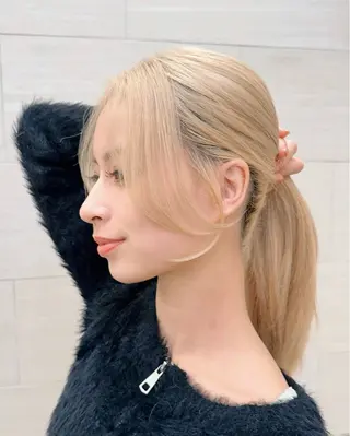 ロング カラー ✨小顔顔まわり✨ サイトウ　アツキのヘアスタイル