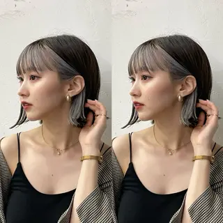 ショート カラー 韓国ヘア/艶カラー /田中悠佑のヘアスタイル