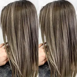 ロング カラー ヘアアレンジ マツエク・マツパ TATSUYA アートディレクターのヘアスタイル