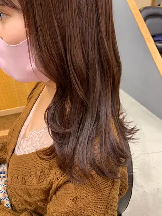セミロング カラー misch by urban所属・名駅🦢大人艶カラー 🪽カミヤアカネのヘアスタイル