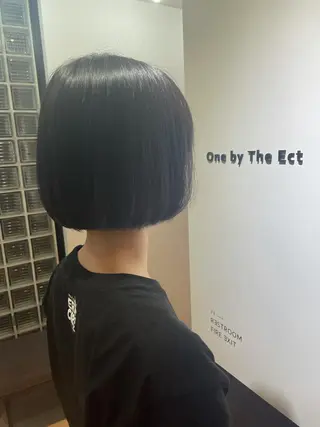 ショート カラー One By The Ect所属・ショート/脱白髪染め ☆宇﨑悠実のヘアスタイル