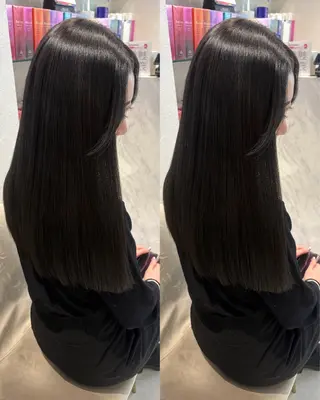 ロング 新宿No.1艶髪矯正 美艶カラー/FUKAのヘアスタイル