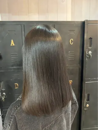 ロング 八木 輝のヘアスタイル