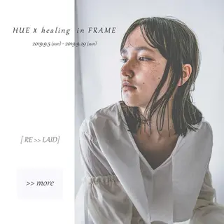 ミディアム カラー FRAME所属・FRAME/髪を育 てる/大人デザインのヘアスタイル