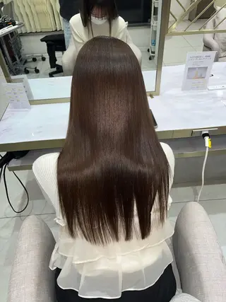 ロング 吹田 駿 髪質改善縮毛矯正のヘアスタイル