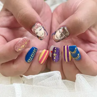 ミディアム 池袋痛ネイル Nok. 渡辺のネイルデザイン