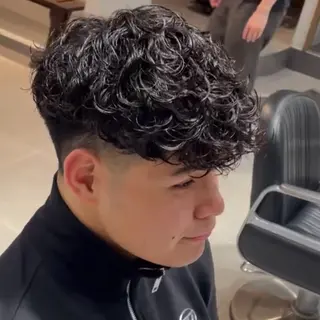 メンズ メンズ専門/パーマ 特化/栄/北出瑞貴のヘアスタイル