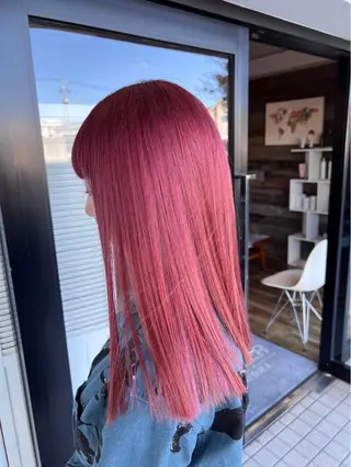 セミロング GLITTER赤塚店所属・GLITTER ハイ トーン🎀北野佑季のヘアスタイル