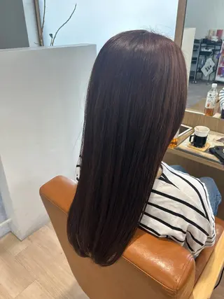 ロング 【金山/栄】カット モデル/小西 サラのヘアスタイル