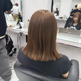 ロング カラー 透け上品ハイトーン 職人ゆうと🤍のヘアスタイル