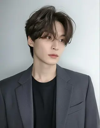 メンズ Himeka🐰🤍 韓国ヘアのヘアスタイル