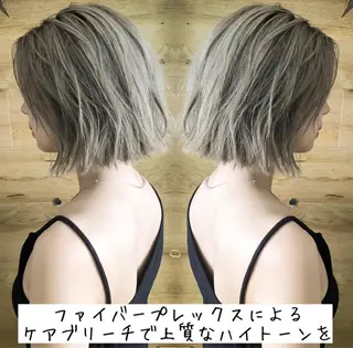 ショート カラー テトネ タカシのヘアスタイル