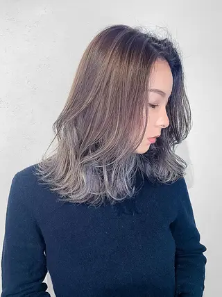 ミディアム カラー VIM hairおもろまち店のヘアスタイル