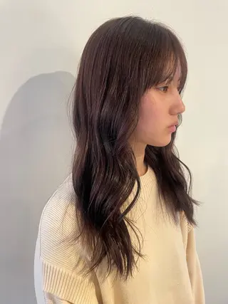 ロング カラー しのはら まどかのヘアスタイル