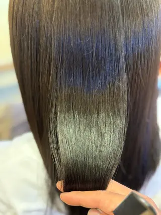 セミロング 柘植 雅大のヘアスタイル